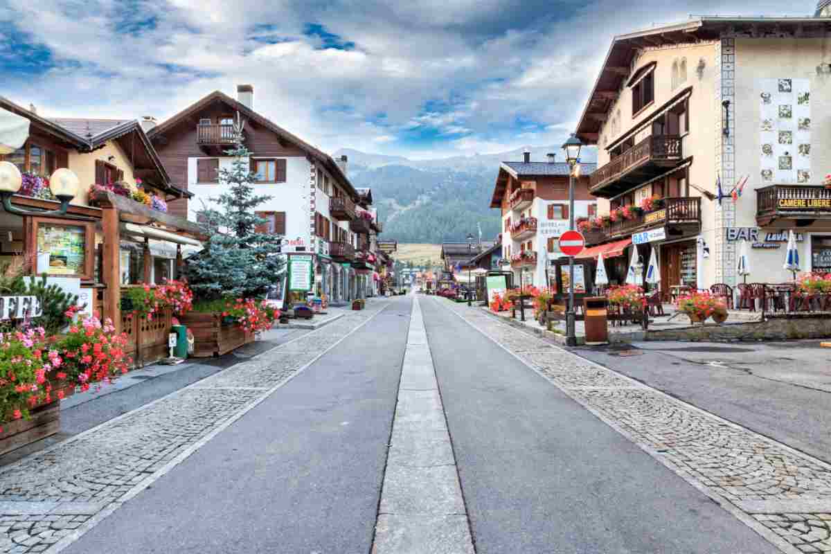 Livigno centro abitato