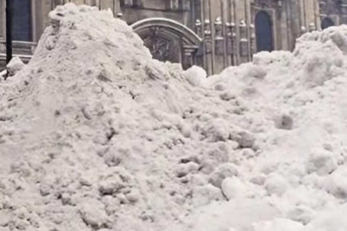 Nevicata Milano quanti gradi